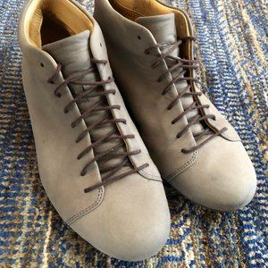 Handmade Ich Bin Atheist leather shoes - Size 37
